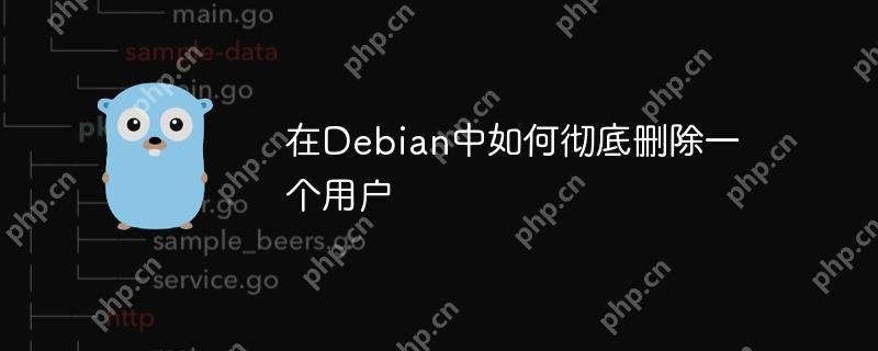 在debian中如何彻底删除一个用户
