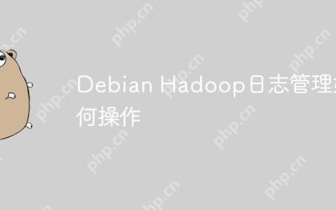 Debian Hadoop日志管理如何操作