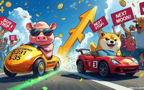 Moo Deng（Moodeng）下降，但仍然是表现最好的人，超过了狗狗（Doge）的交易量