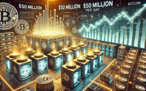 比特币（BTC）矿工收入每天超过5000万美元