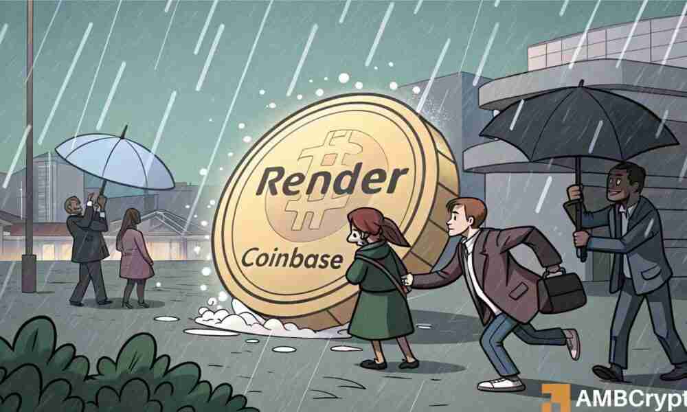 尽管从Coinbase出发,RNDR仍持有高于4.20美元的关键支持水平