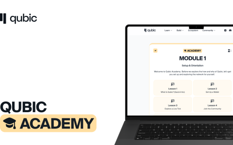 Qubic推出了Qubic Academy V1，一个自定进度的教育平台
