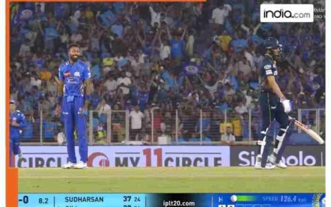 观看：Hardik Pandya，Shubman Gill的冷交换在IPL 2025消除器期间的嗡嗡声