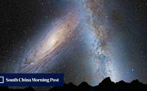 银河系和仙女座星系可能不会碰撞