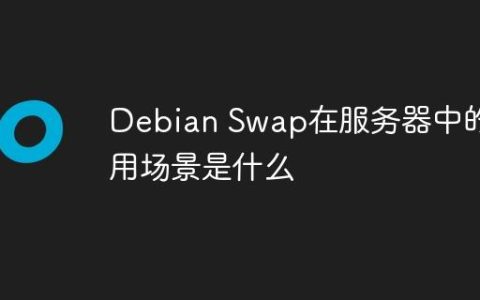 Debian Swap在服务器中的应用场景是什么