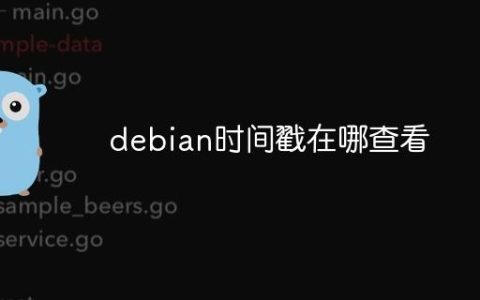 debian时间戳在哪查看