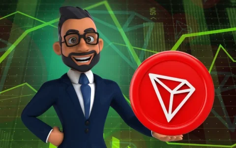 TRX价格违反了比特币蘸酱，TRON网络方法的每日活动地址300万