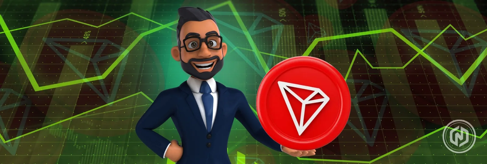 TRX价格违反了比特币蘸酱,TRON网络方法的每日活动地址300万