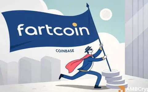 Coinbase列表后，Fartcoin [Fartcoin]飙升了14％以上