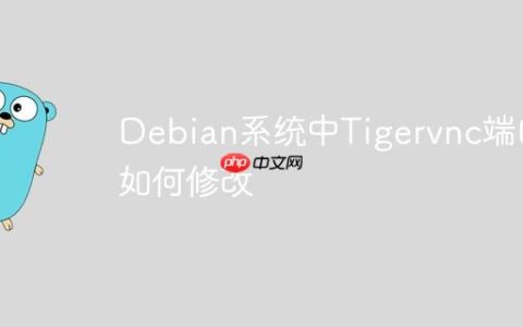 Debian系统中Tigervnc端口如何修改