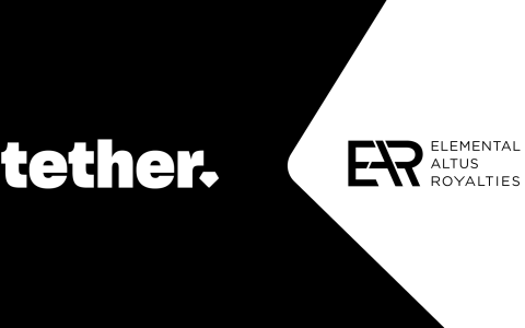 Tether Investments收购了Elemental Altus特许权使用费公司的大量股份。