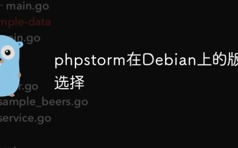 phpstorm在Debian上的版本选择