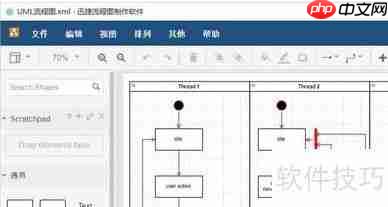 电脑编辑流程图的方法:设计流程图教程