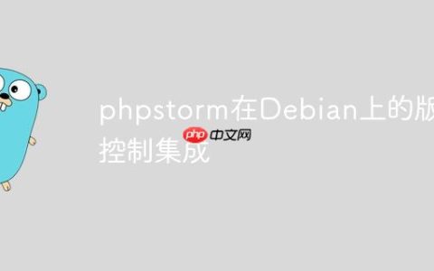 phpstorm在Debian上的版本控制集成