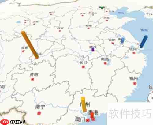 Excel报表新花样:三维地图可视化