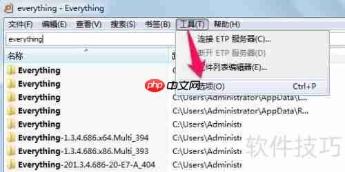 Everything中文版使用技巧:高效搜索文件的方法