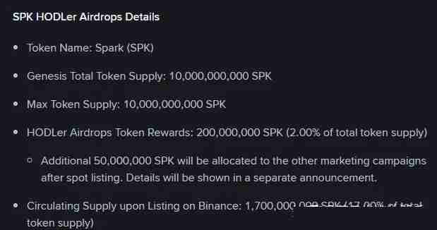 TGE上线!融资6150万美元Spark Protocol(SPK)即将登陆各大平台!