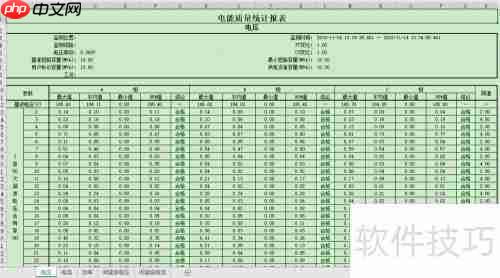 PQ Report报表软件使用：谐波报表生成方法