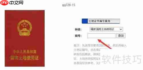 土地证编号查询系统:便捷查询新方式