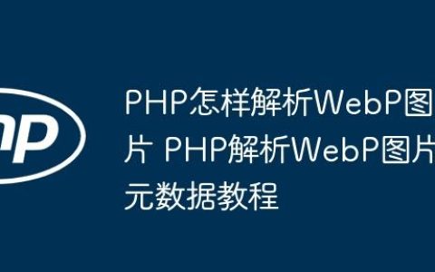 PHP怎样解析WebP图片 PHP解析WebP图片元数据教程