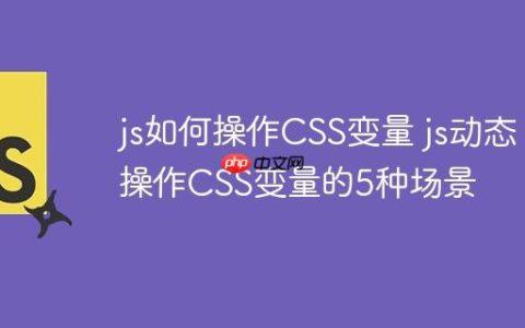 js如何操作CSS变量 js动态操作CSS变量的5种场景