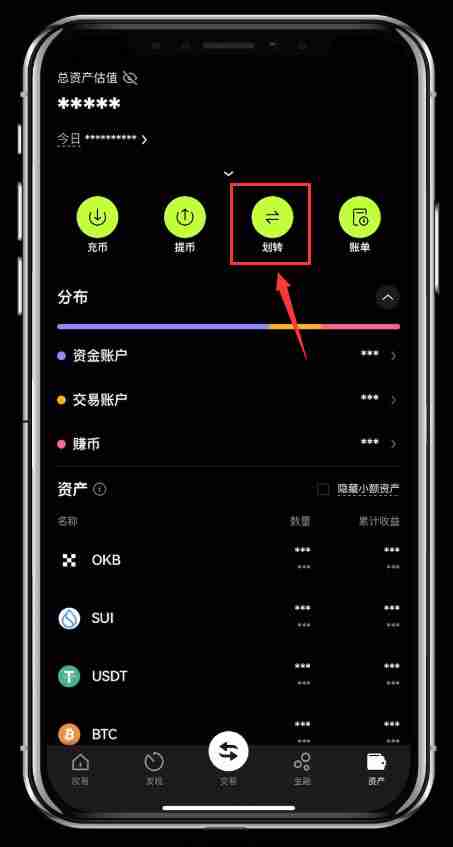 如何进行账户资金划转？欧易OKX交易所账户资金划转教程