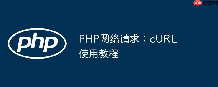 PHP网络请求:cURL使用教程