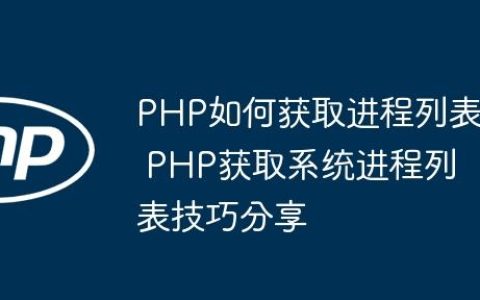 PHP如何获取进程列表 PHP获取系统进程列表技巧分享