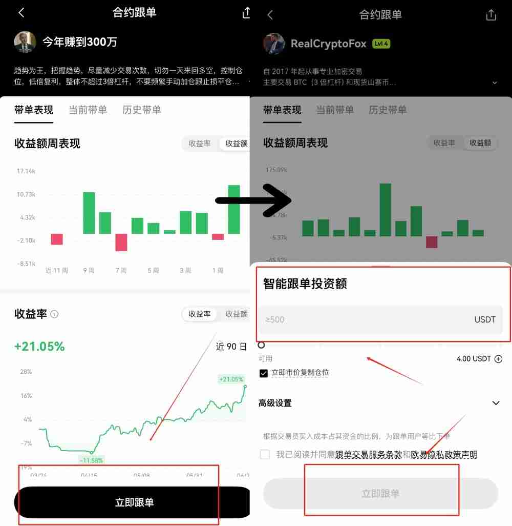 2025欧易OKX合约跟单新手指南(APP版):如何一键跟随交易牛人?