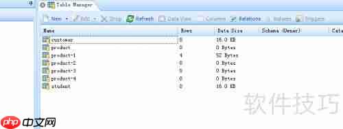 DB Master生成数据库表的HTML5报表方法