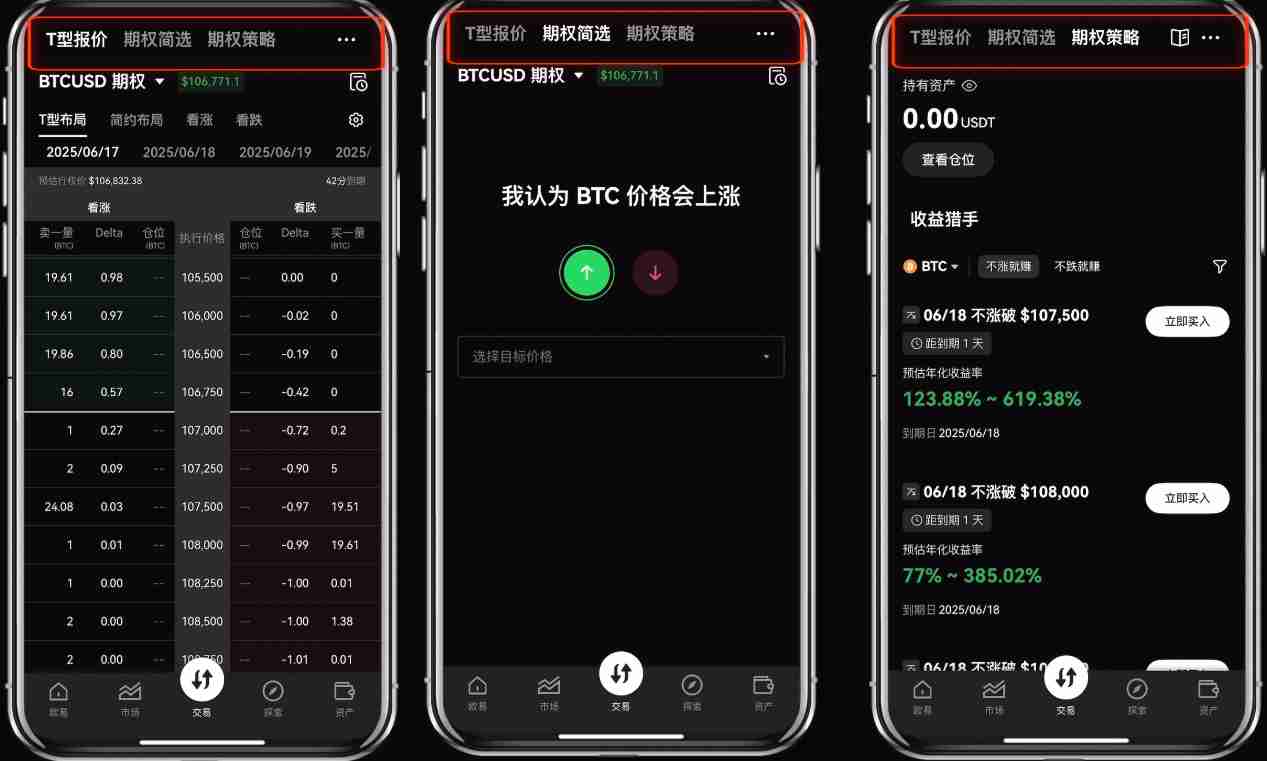 殴易(OKX)期权产品使用指南,图文教程手机app端