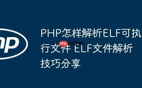 PHP怎样解析ELF可执行文件 ELF文件解析技巧分享
