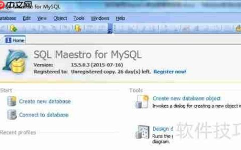 Maestro修改数据库行格式的方法