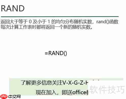 Excel技巧:随机抽取姓名或数据的方法