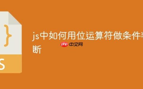 js中如何用位运算符做条件判断