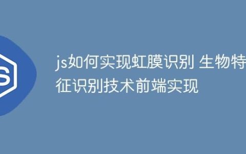 js如何实现虹膜识别 生物特征识别技术前端实现