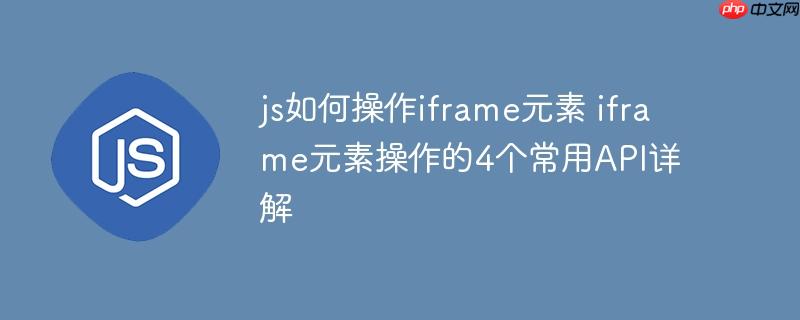 js如何操作iframe元素 iframe元素操作的4个常用API详解