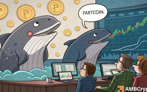 Fartcoin 的疯狂之旅：巨鲸离场与 1 美元支撑位测试