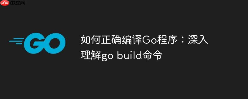 如何正确编译go程序:深入理解go build命令