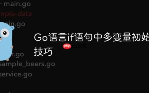 Go语言if语句中多变量初始化技巧
