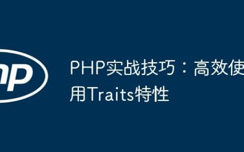 PHP实战技巧：高效使用Traits特性