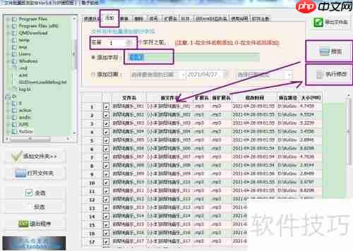 文件批量重命名方法与经验分享