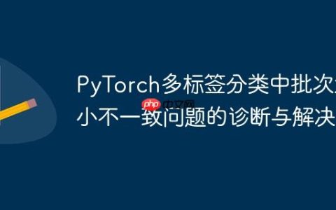 PyTorch多标签分类中批次大小不一致问题的诊断与解决
