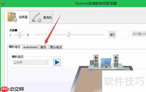 Realtek音频管理器:音效设置指南
