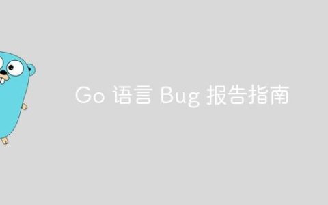 Go 语言 Bug 报告指南