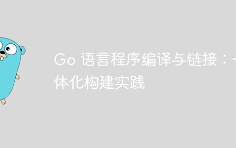 Go 语言程序编译与链接：一体化构建实践