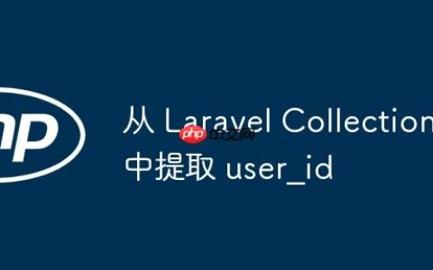从 Laravel Collection 中提取 user_id
