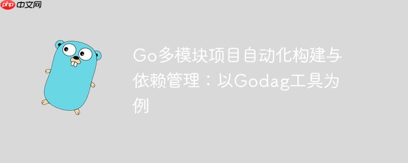 go多模块项目自动化构建与依赖管理:以godag工具为例
