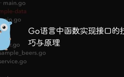 Go语言中函数实现接口的技巧与原理