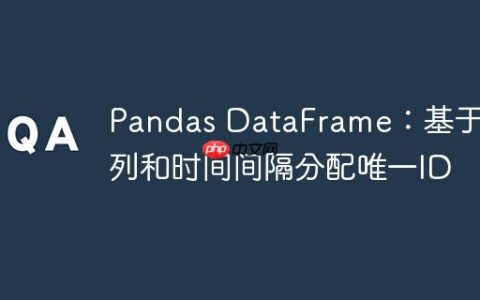 Pandas DataFrame：基于多列和时间间隔分配唯一ID